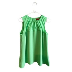 Catherine Malandrino Soft Lime Green Sleeveless Top